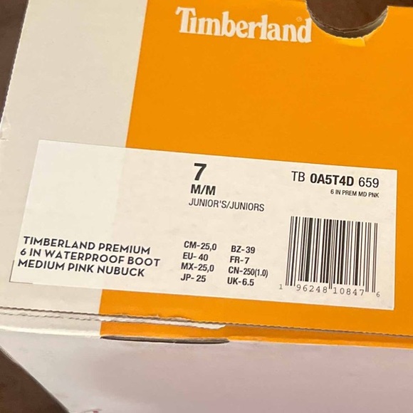 6 Inch Premium Boot Junior '50th Anniversary” Medium Pink
GRADE-SCHOOL SZ-7 - Picture 3 of 4